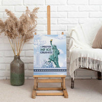 I Prefer My Ice Crushed Canvas Wall Art Retro Style