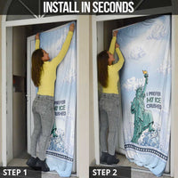 I Prefer My Ice Crushed Door Cover Retro Style
