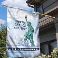 I Prefer My Ice Crushed Garden Flag Retro Style