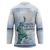 I Prefer My Ice Crushed Hockey Jersey Retro Style