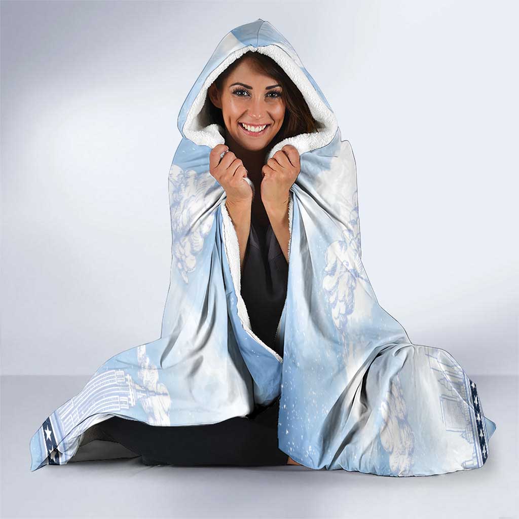 I Prefer My Ice Crushed Hooded Blanket Retro Style