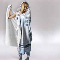 I Prefer My Ice Crushed Hooded Blanket Retro Style
