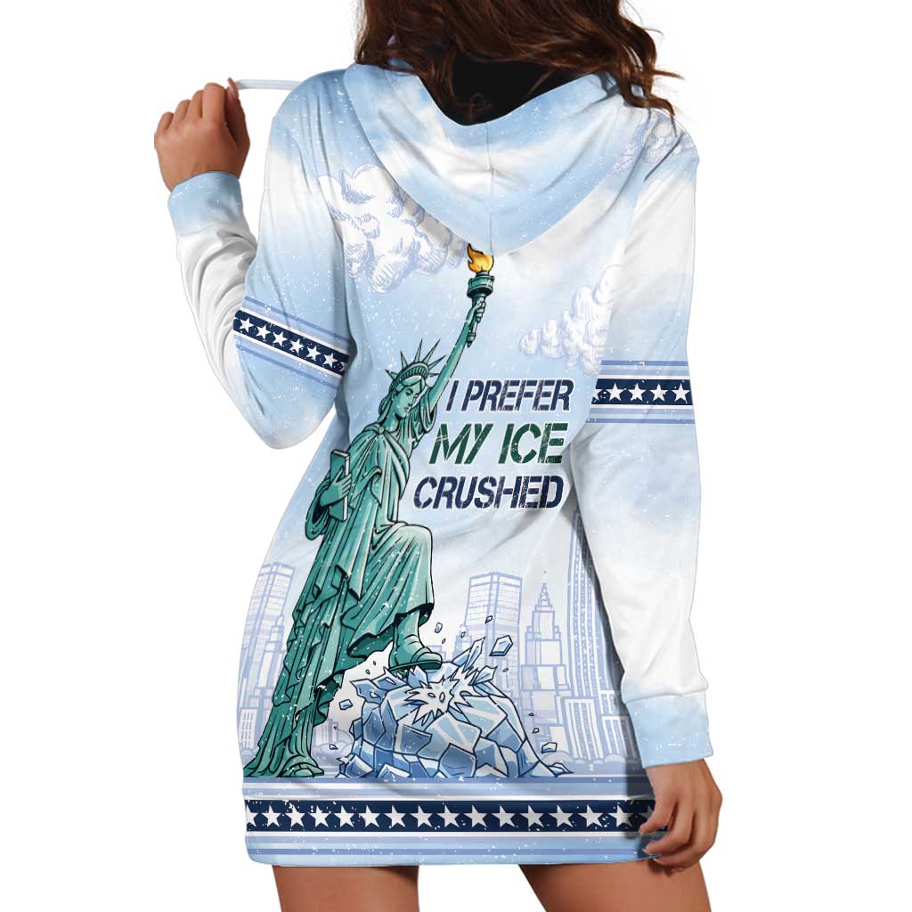 I Prefer My Ice Crushed Hoodie Dress Retro Style
