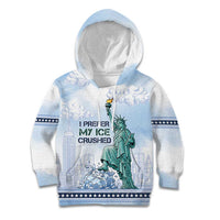 I Prefer My Ice Crushed Kid Hoodie Retro Style