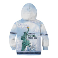 I Prefer My Ice Crushed Kid Hoodie Retro Style
