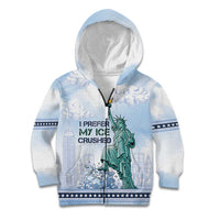 I Prefer My Ice Crushed Kid Hoodie Retro Style