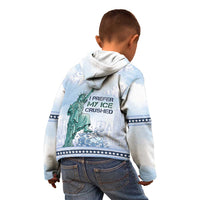 I Prefer My Ice Crushed Kid Hoodie Retro Style