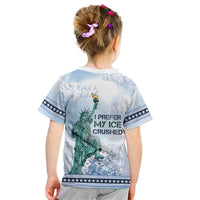 I Prefer My Ice Crushed Kid T Shirt Retro Style