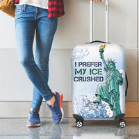 I Prefer My Ice Crushed Luggage Cover Retro Style