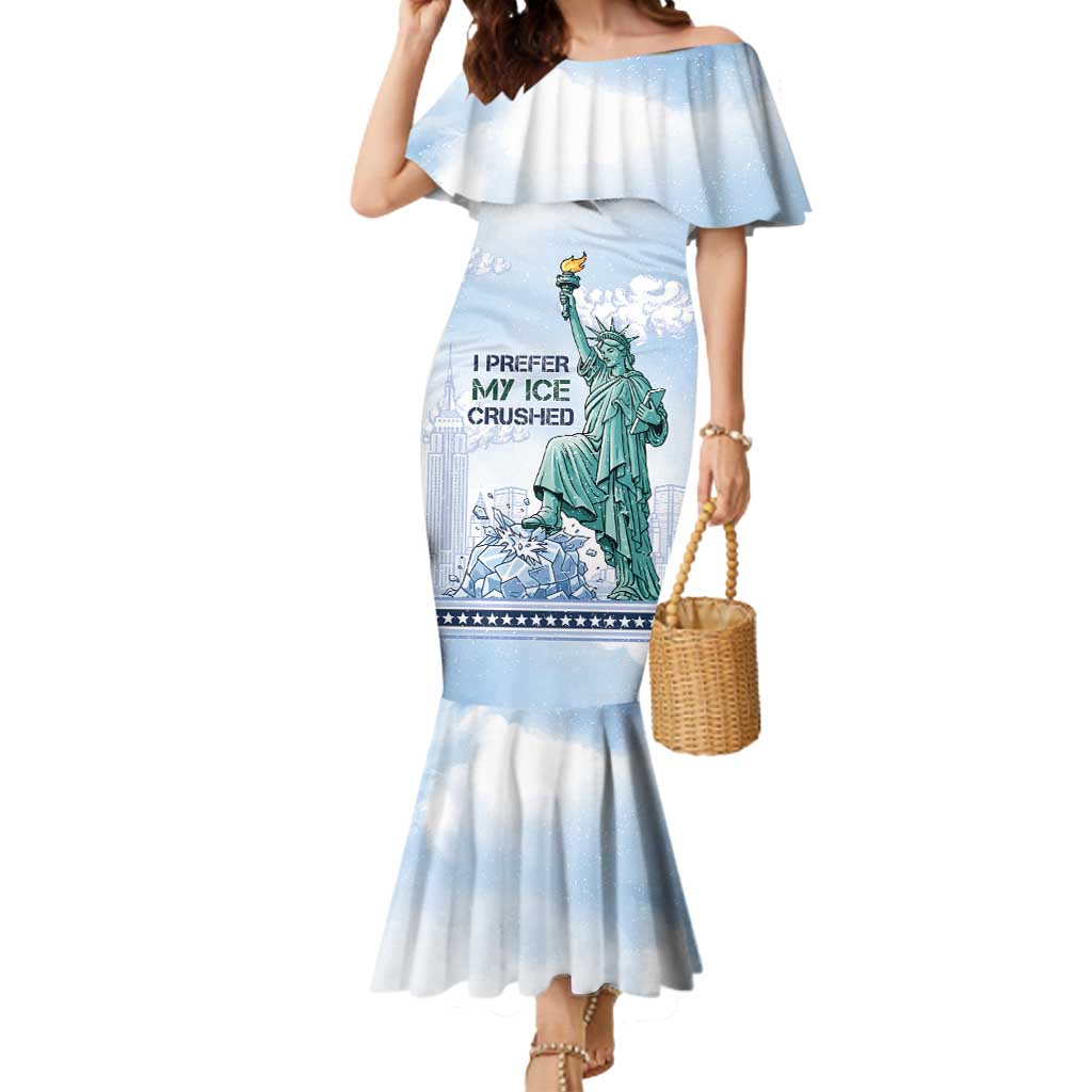 I Prefer My Ice Crushed Mermaid Dress Retro Style