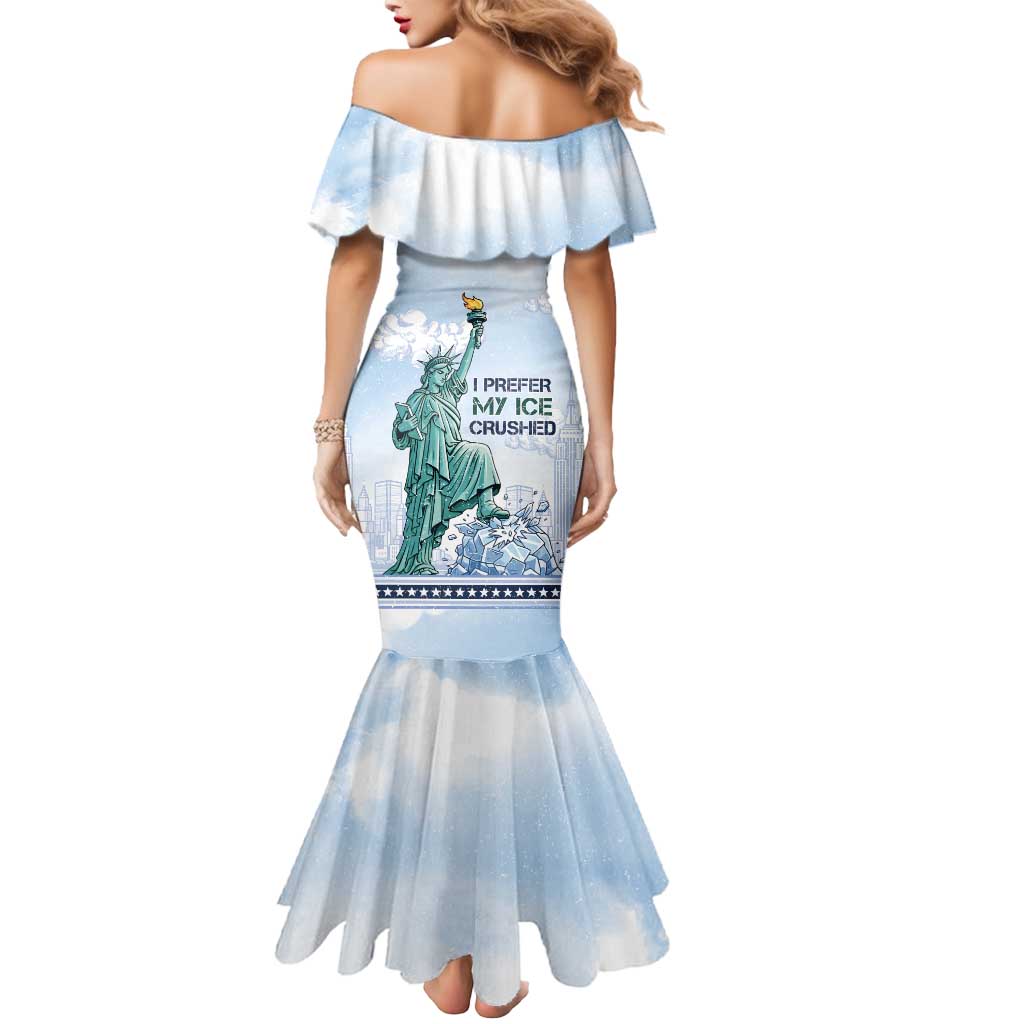 I Prefer My Ice Crushed Mermaid Dress Retro Style