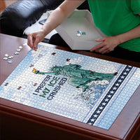 I Prefer My Ice Crushed Puzzle Retro Style