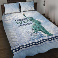 I Prefer My Ice Crushed Quilt Bed Set Retro Style