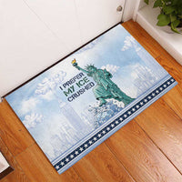 I Prefer My Ice Crushed Rubber Doormat Retro Style
