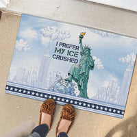 I Prefer My Ice Crushed Rubber Doormat Retro Style