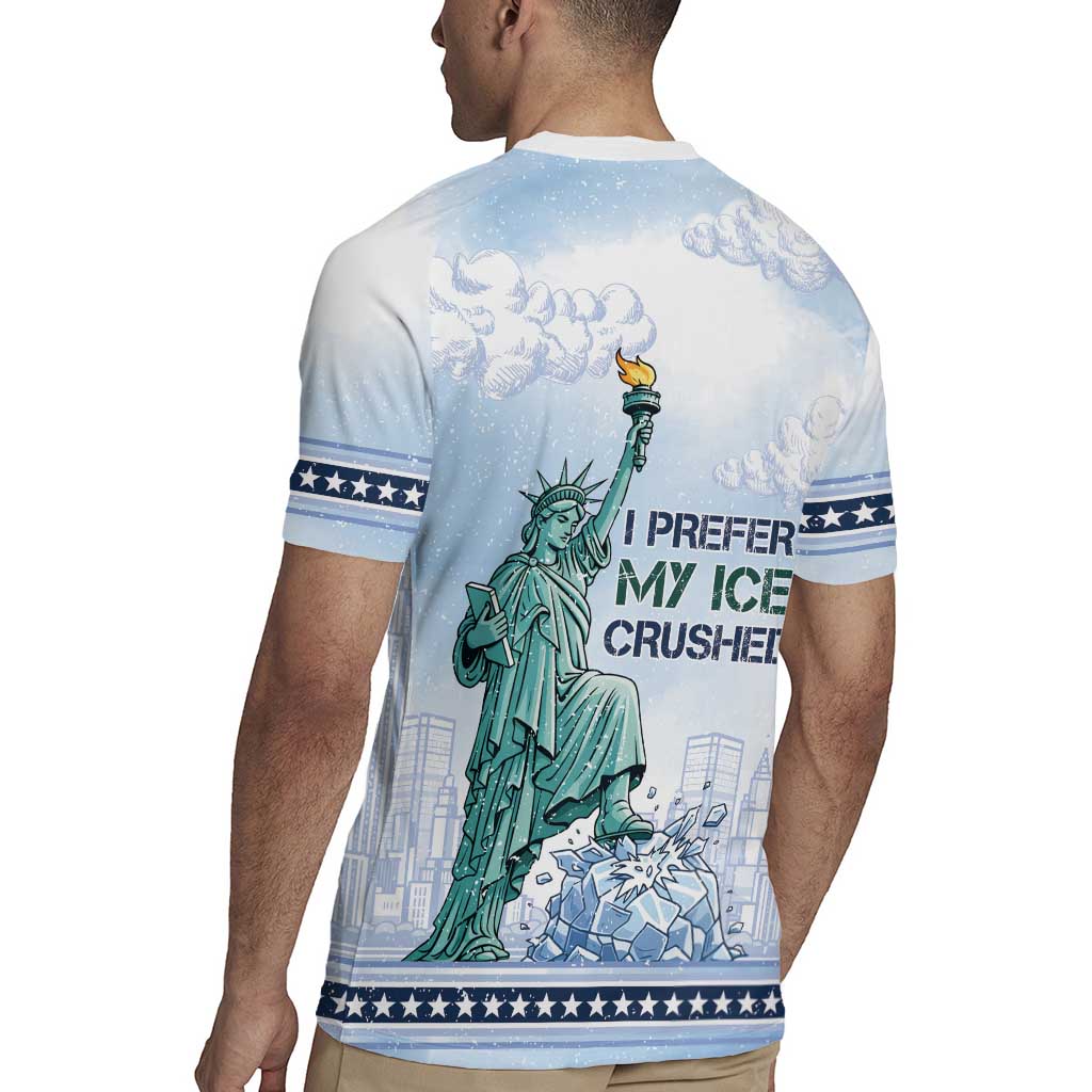 I Prefer My Ice Crushed Rugby Jersey Retro Style