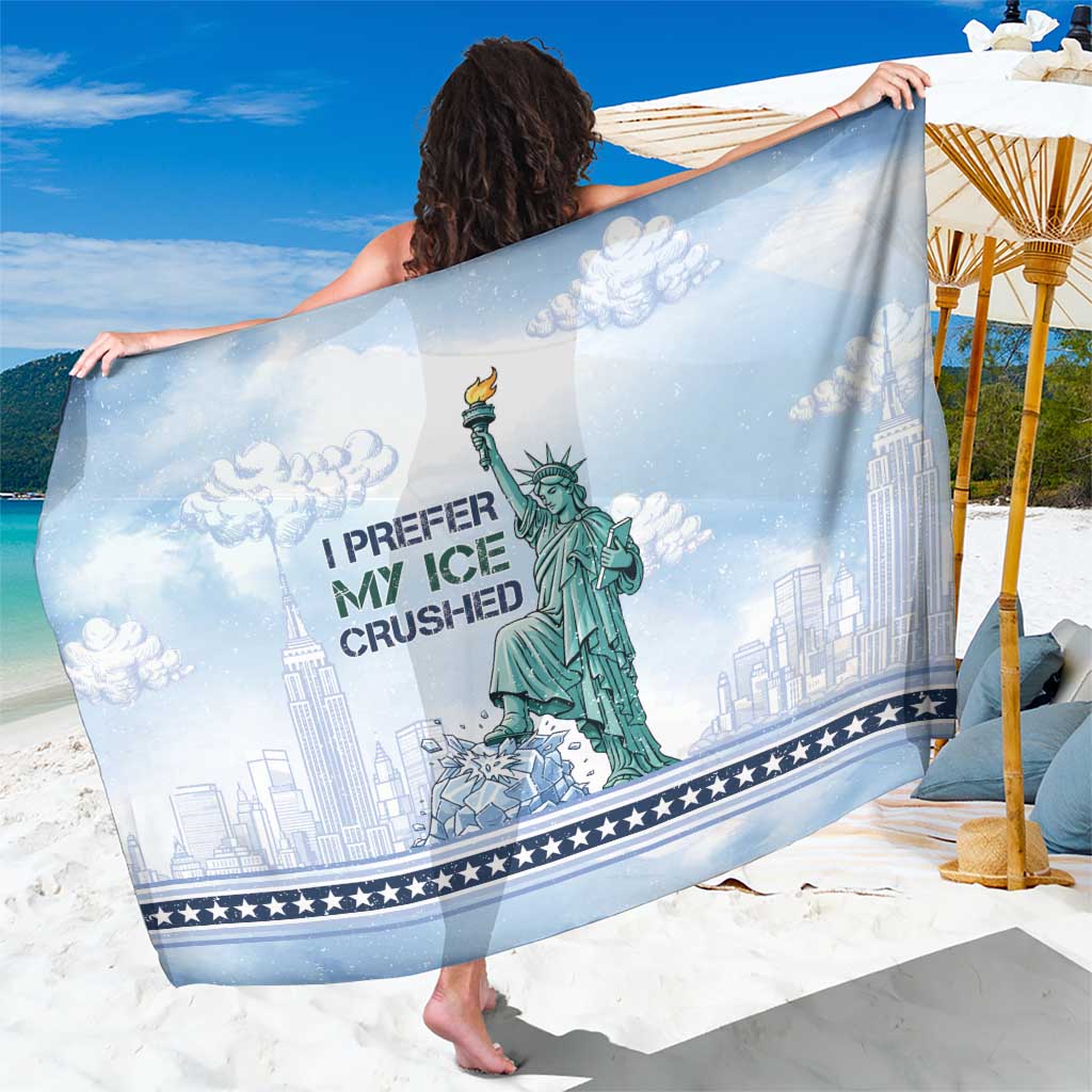 I Prefer My Ice Crushed Sarong Retro Style