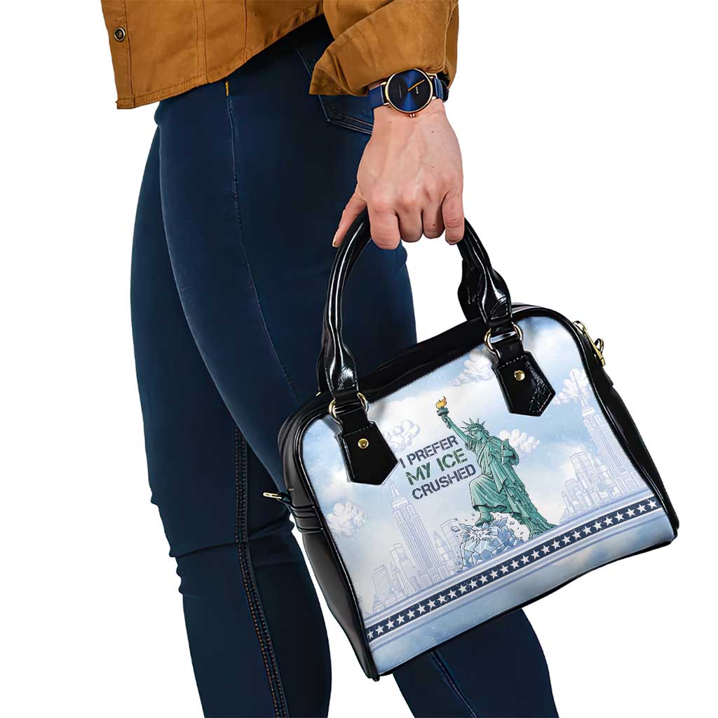 I Prefer My Ice Crushed Shoulder Handbag Retro Style