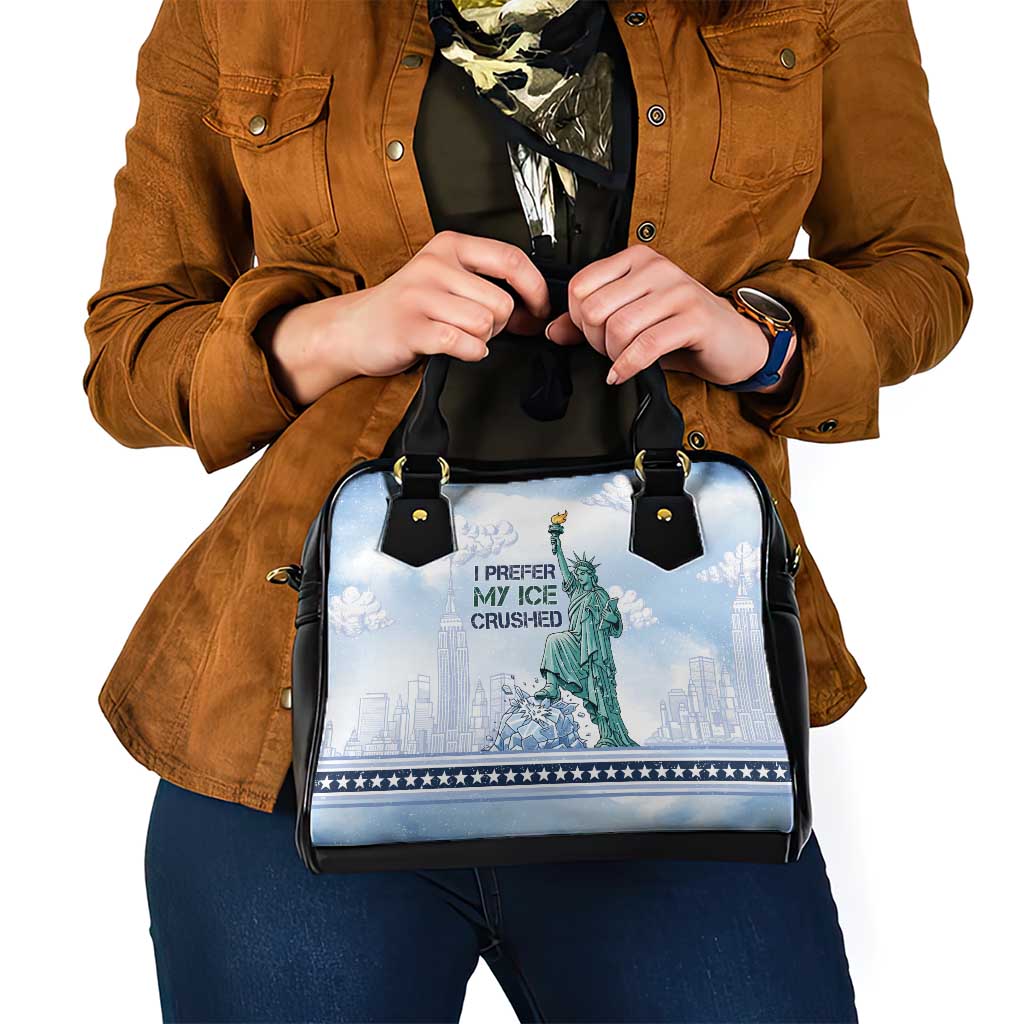 I Prefer My Ice Crushed Shoulder Handbag Retro Style