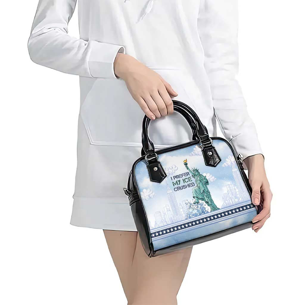 I Prefer My Ice Crushed Shoulder Handbag Retro Style