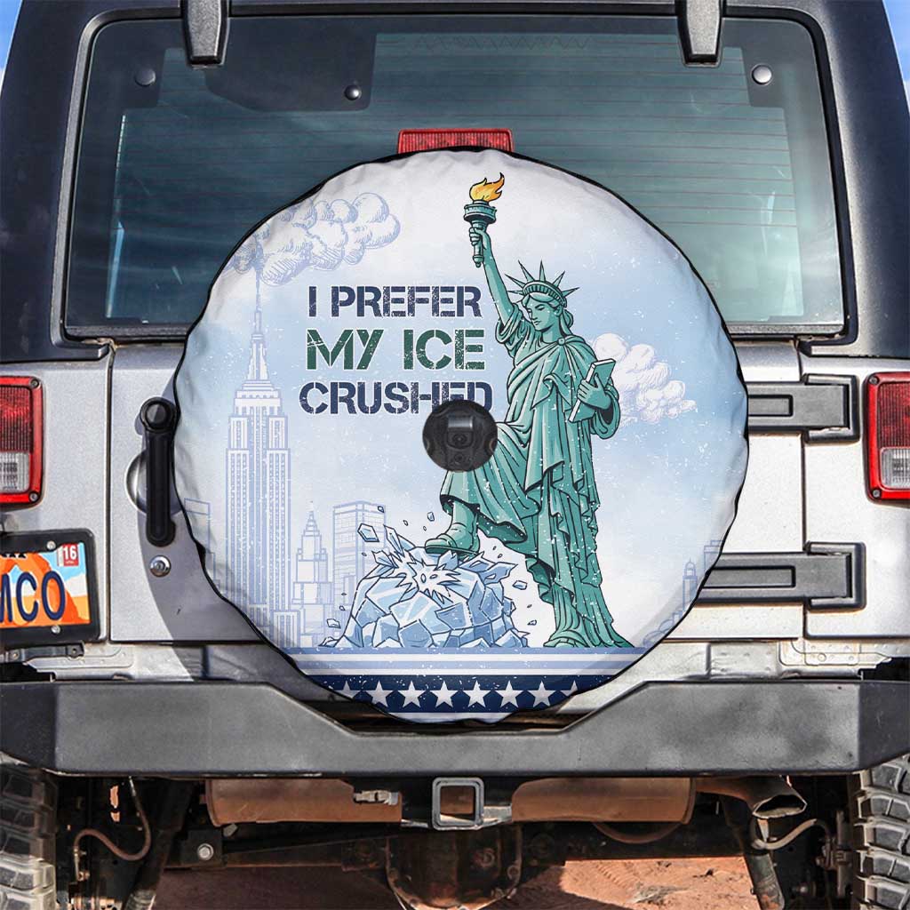 I Prefer My Ice Crushed Spare Tire Cover Retro Style