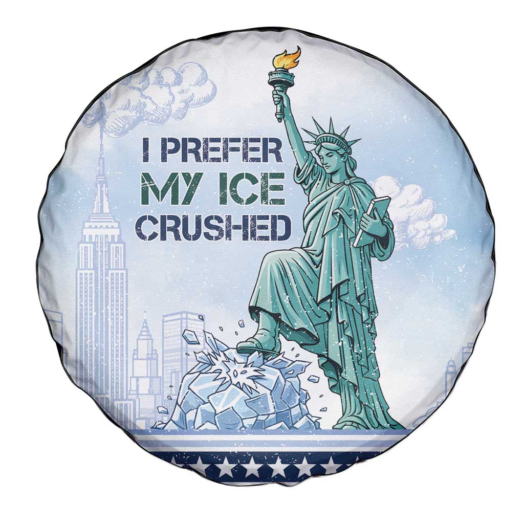 I Prefer My Ice Crushed Spare Tire Cover Retro Style