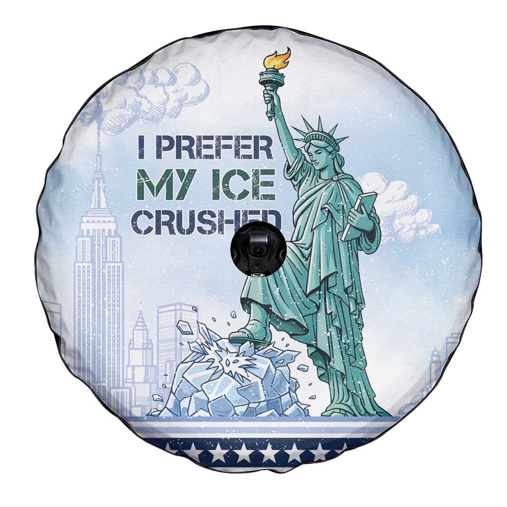 I Prefer My Ice Crushed Spare Tire Cover Retro Style