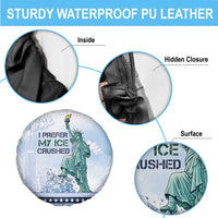 I Prefer My Ice Crushed Spare Tire Cover Retro Style
