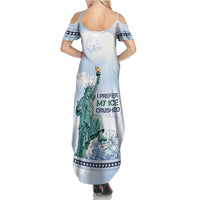 I Prefer My Ice Crushed Summer Maxi Dress Retro Style
