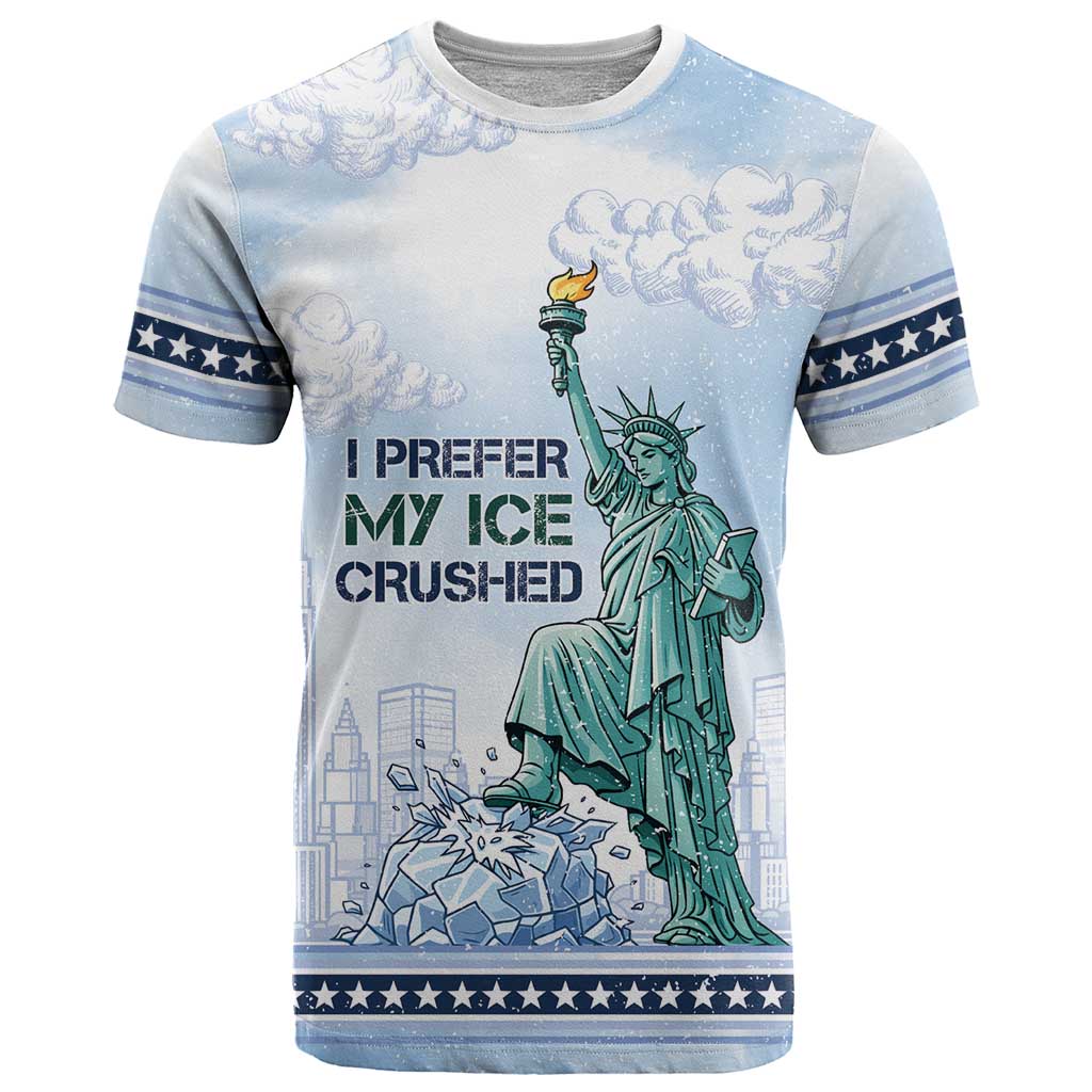 I Prefer My Ice Crushed T Shirt Retro Style