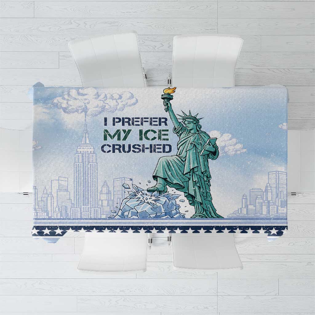 I Prefer My Ice Crushed Tablecloth Retro Style