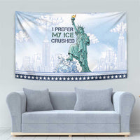 I Prefer My Ice Crushed Tapestry Retro Style