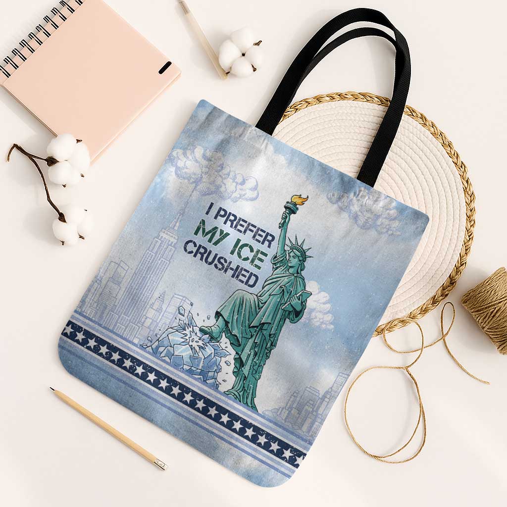 I Prefer My Ice Crushed Tote Bag Retro Style