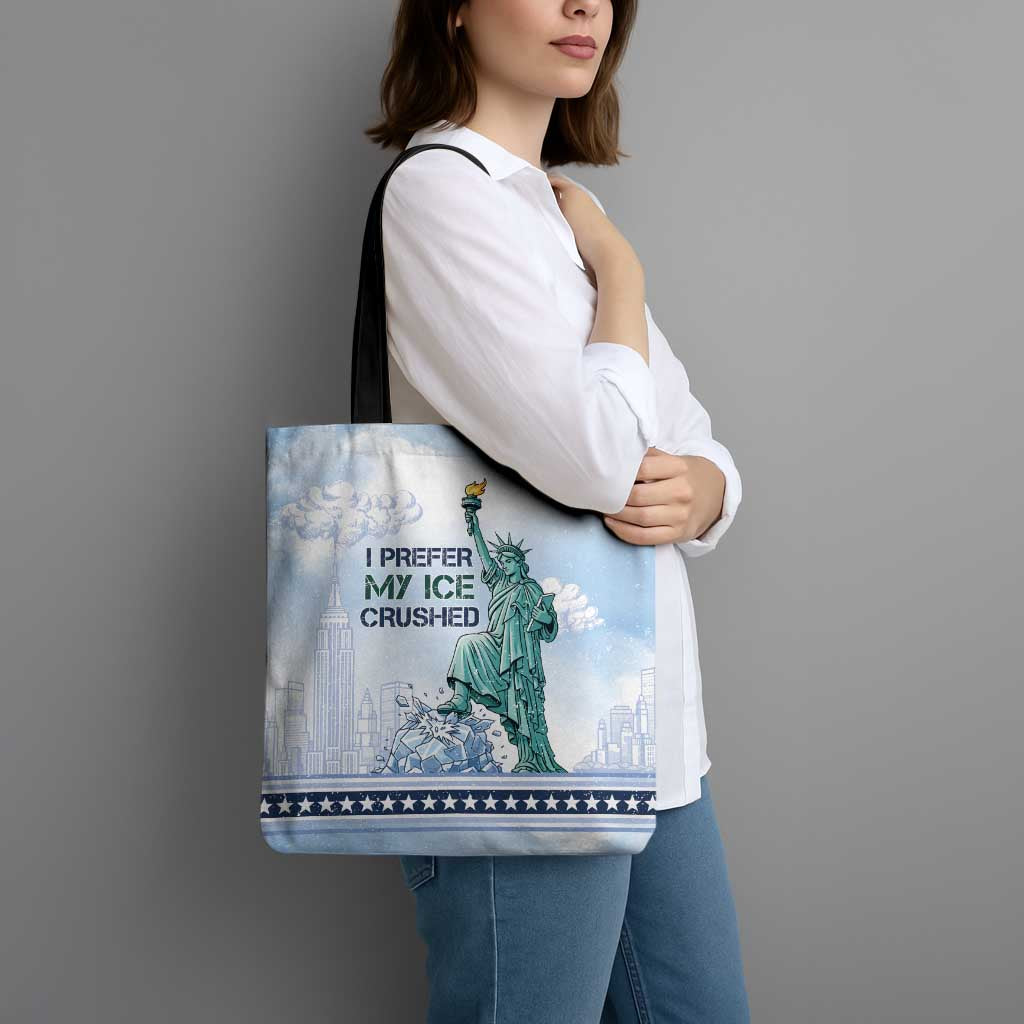 I Prefer My Ice Crushed Tote Bag Retro Style