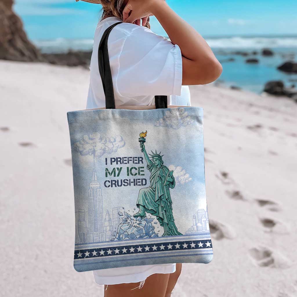 I Prefer My Ice Crushed Tote Bag Retro Style