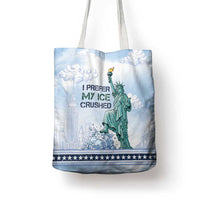 I Prefer My Ice Crushed Tote Bag Retro Style