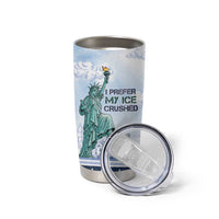 I Prefer My Ice Crushed Tumbler Cup Retro Style