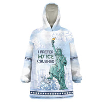 I Prefer My Ice Crushed Wearable Blanket Hoodie Retro Style