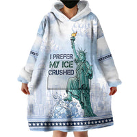 I Prefer My Ice Crushed Wearable Blanket Hoodie Retro Style