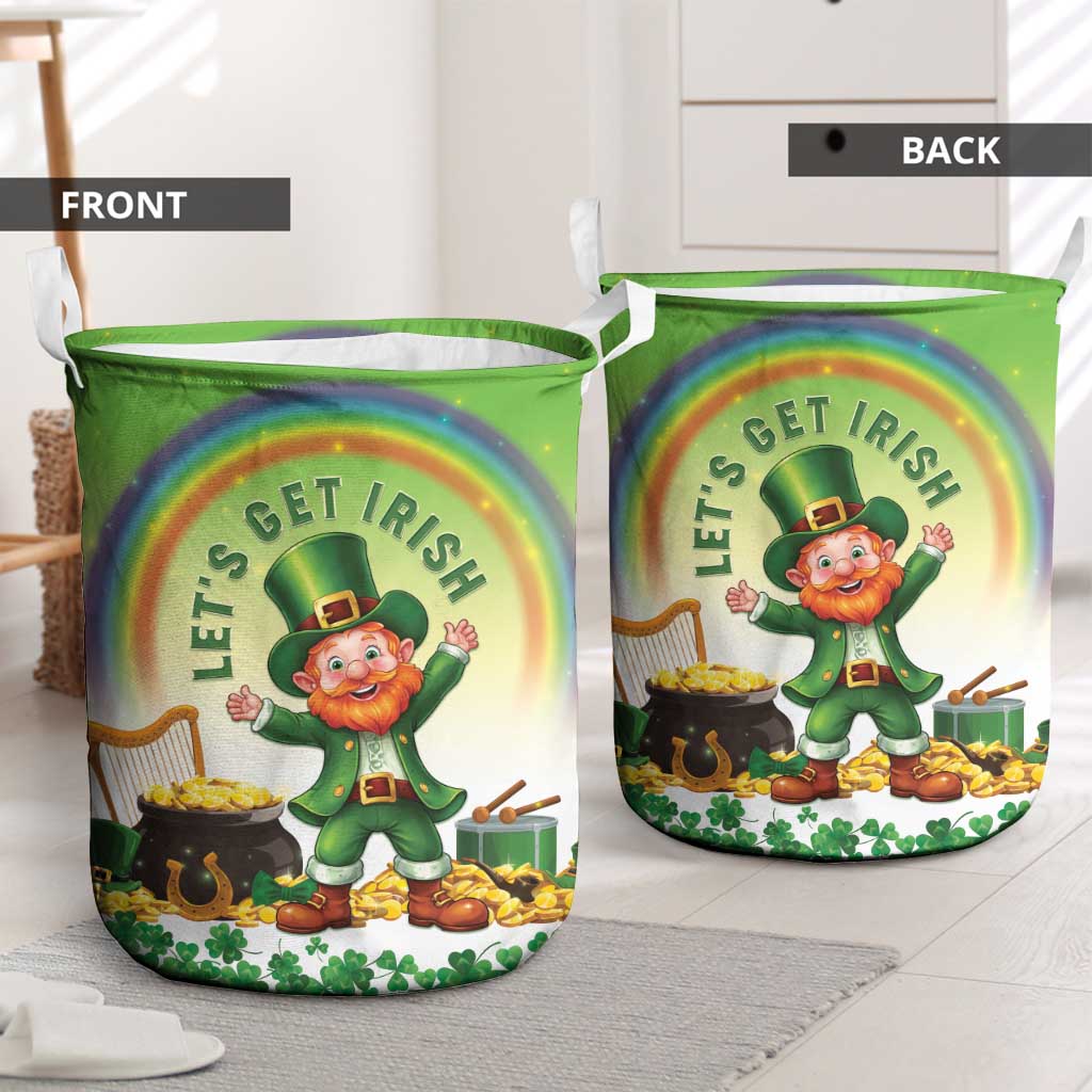 Ireland St Patricks Day Laundry Basket Lets Get Irish