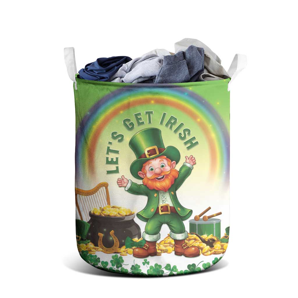 Ireland St Patricks Day Laundry Basket Lets Get Irish