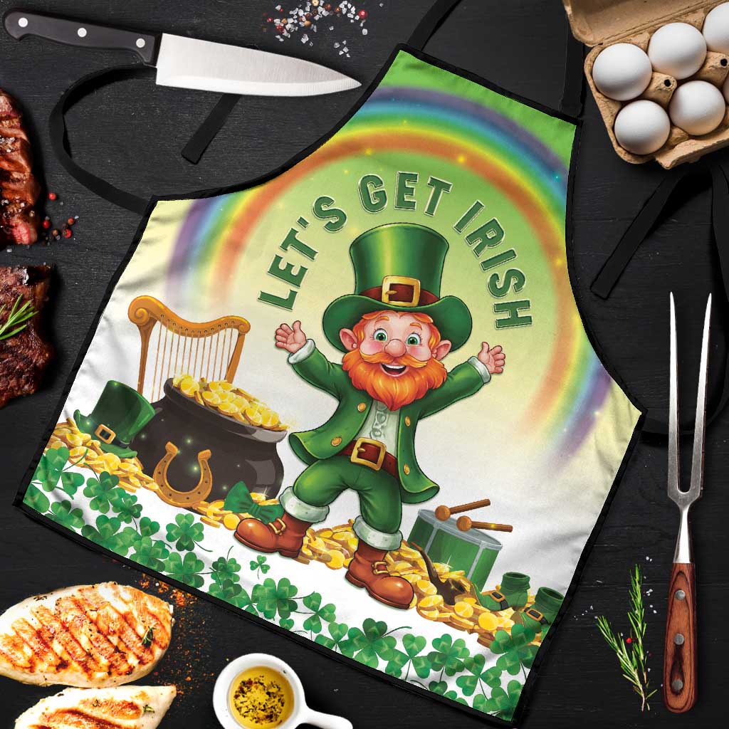 Ireland St Patricks Day Apron Lets Get Irish
