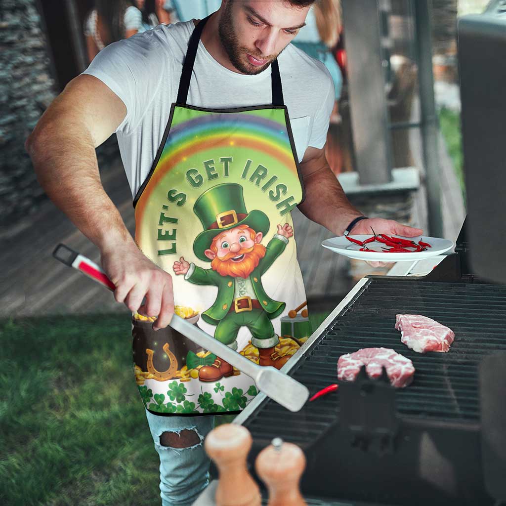 Ireland St Patricks Day Apron Lets Get Irish