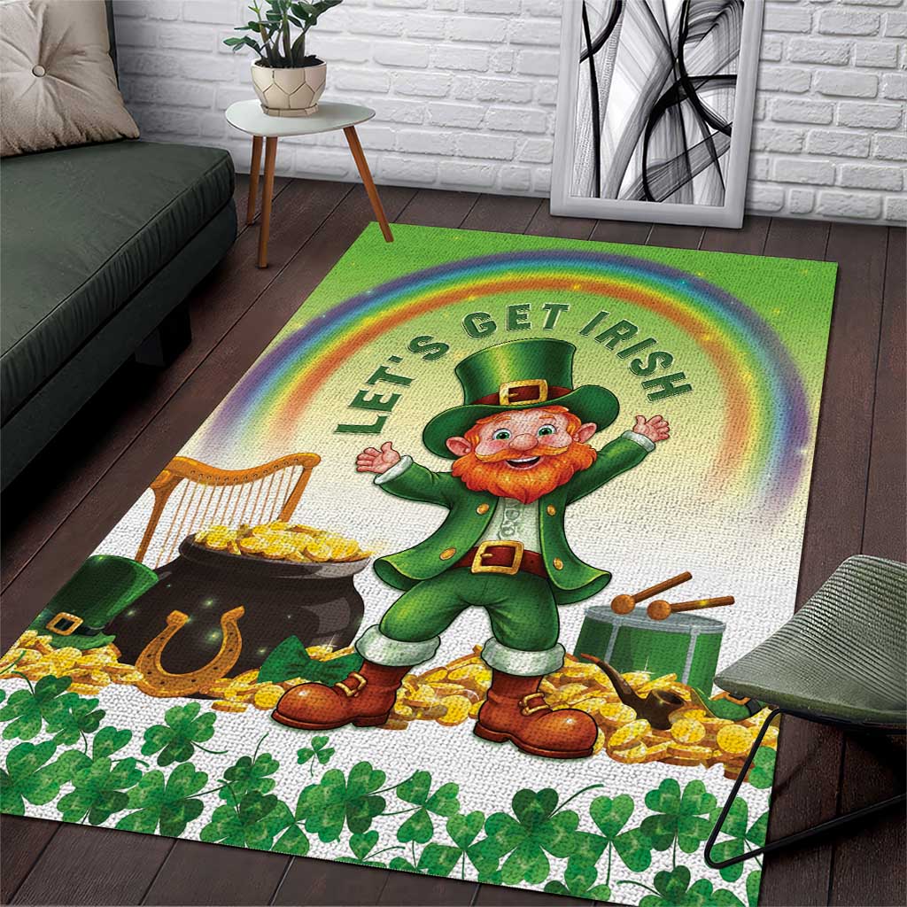 Ireland St Patricks Day Area Rug Lets Get Irish