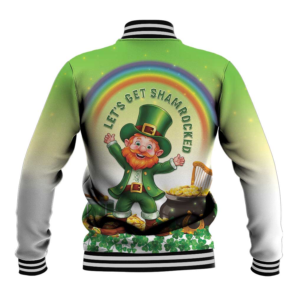 Ireland St Patricks Day Baseball Jacket Lets Get Irish