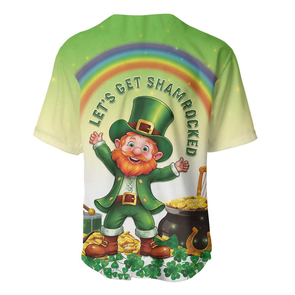 Ireland St Patricks Day Baseball Jersey Lets Get Irish