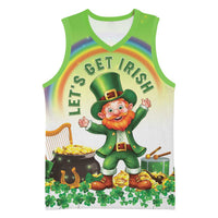 Ireland St Patricks Day Basketball Jersey Lets Get Irish