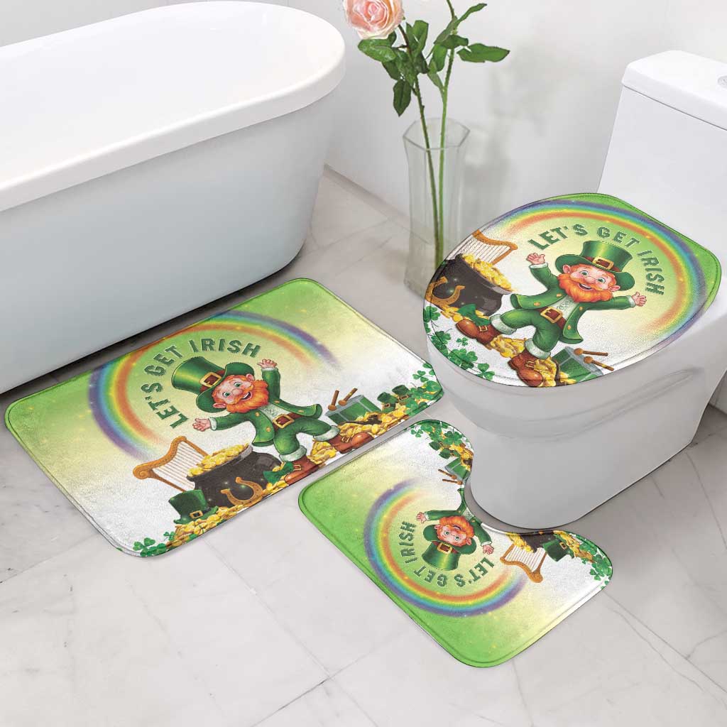 Ireland St Patricks Day Bathroom Set Lets Get Irish