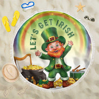 Ireland St Patricks Day Beach Blanket Lets Get Irish