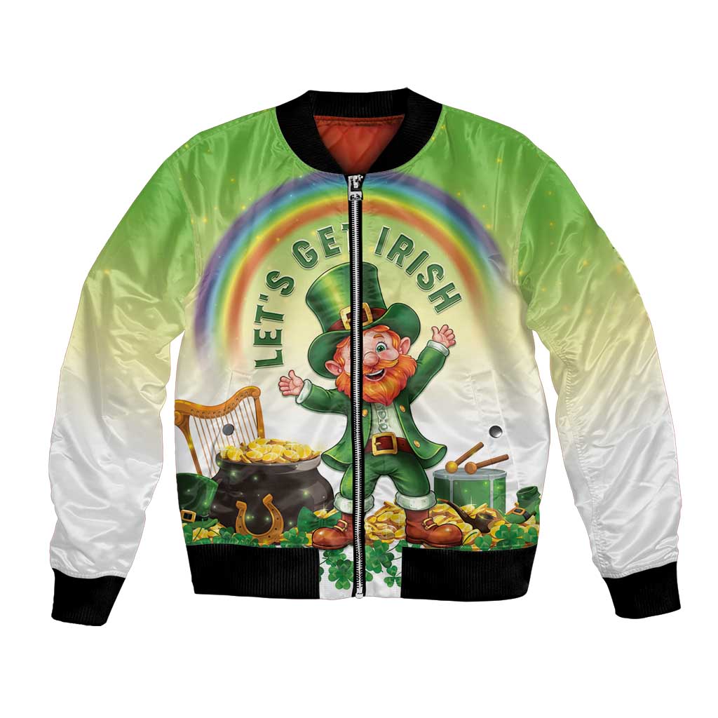 Ireland St Patricks Day Bomber Jacket Lets Get Irish